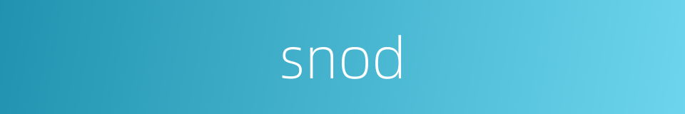 snod的同义词