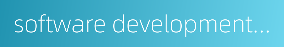 software development phase的同义词