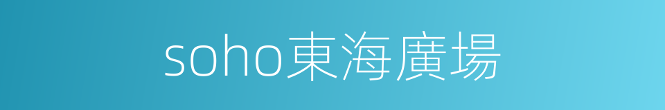 soho東海廣場的同義詞