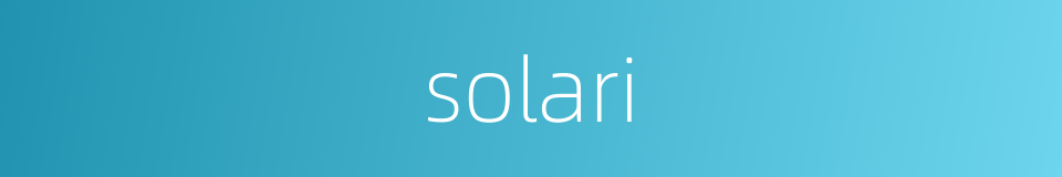 solari的同义词