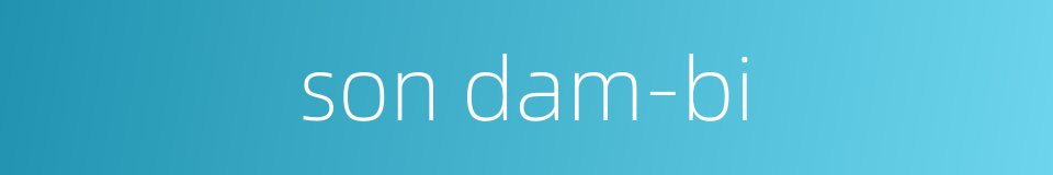 son dam-bi的同义词