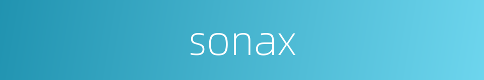 sonax的同义词