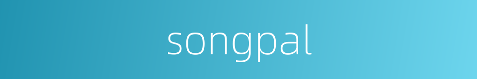 songpal的同义词