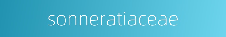 sonneratiaceae的同义词