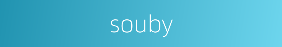 souby的同义词