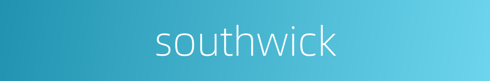 southwick的同义词