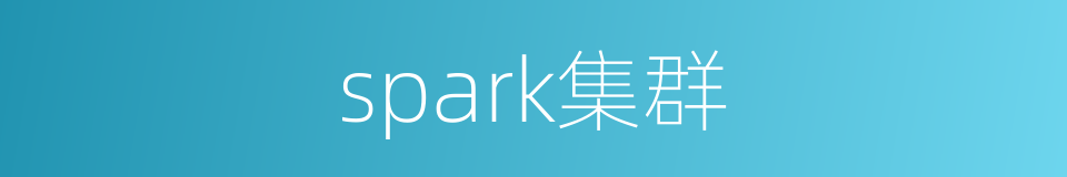 spark集群的同义词