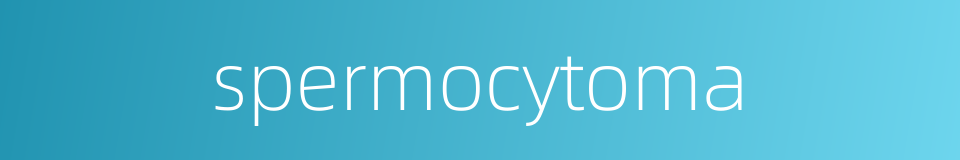 spermocytoma的同义词