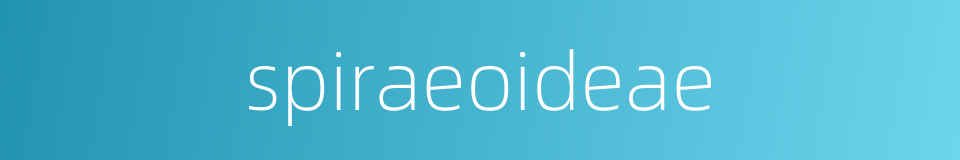 spiraeoideae的同义词