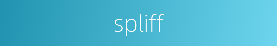 spliff的同义词