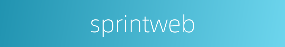 sprintweb的同义词