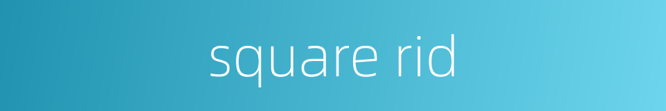 square rid的同义词