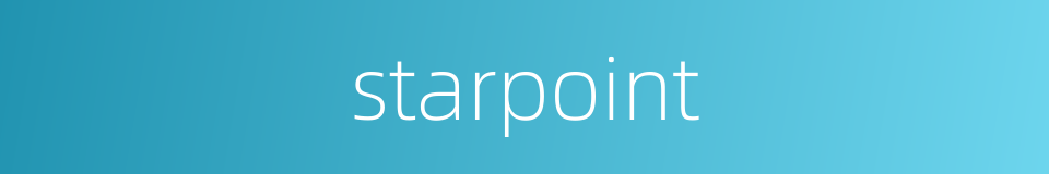 starpoint的同义词