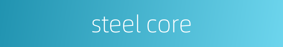 steel core的同义词