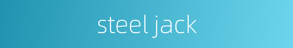 steel jack的同义词