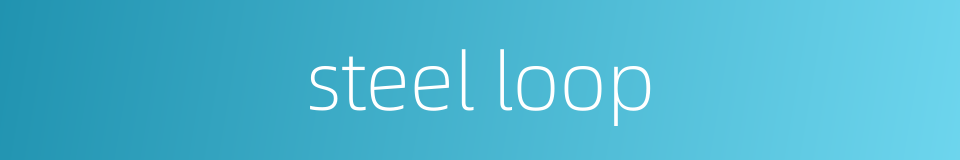 steel loop的同义词