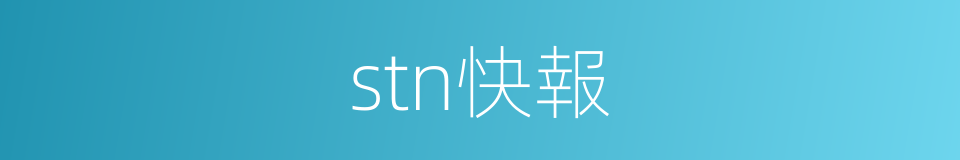 stn快報的同義詞