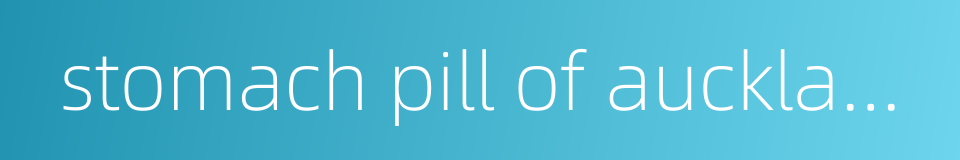 stomach pill of aucklandia and amomum fruit的同义词