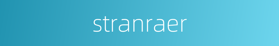 stranraer的同义词