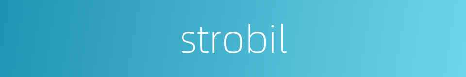 strobil的同义词