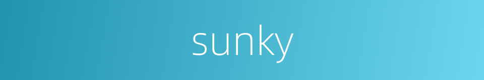 sunky的同义词