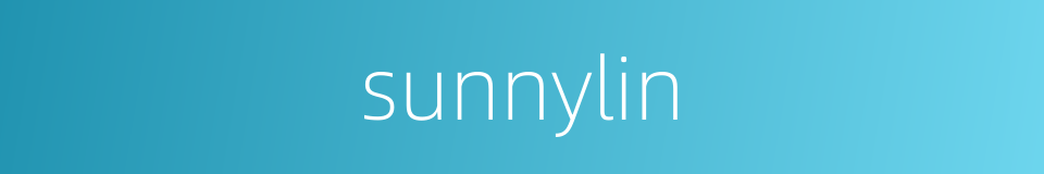 sunnylin的同义词