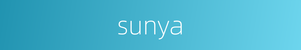 sunya的同义词