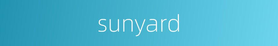 sunyard的同义词