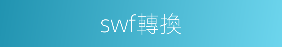 swf轉換的同義詞