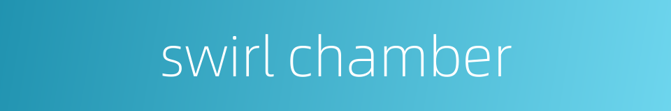 swirl chamber的同义词