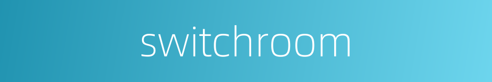 switchroom的同义词