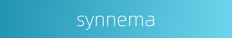 synnema的同义词