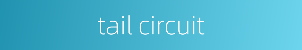 tail circuit的同义词