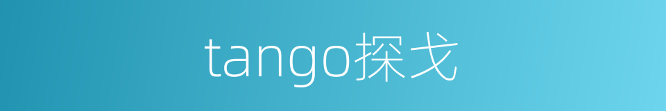 tango探戈的同义词