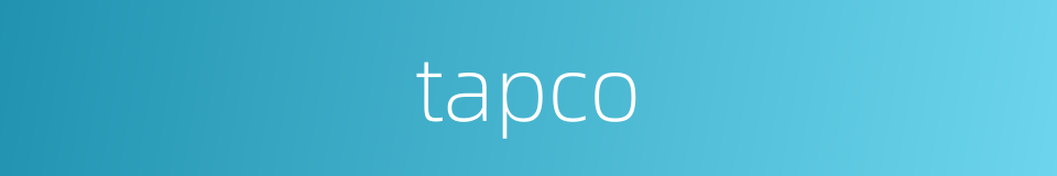 tapco的同义词