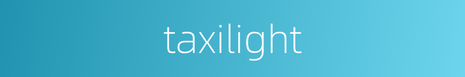 taxilight的同义词