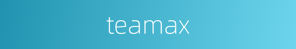 teamax的同义词
