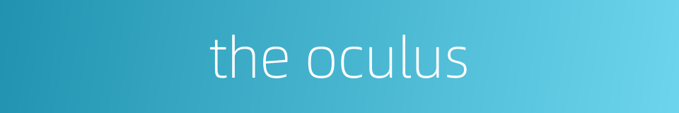 the oculus的同义词
