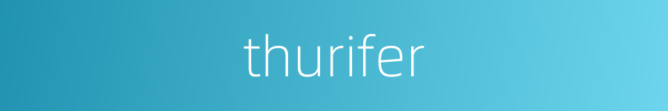thurifer的同义词
