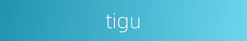 tigu的同义词