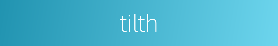 tilth的同义词