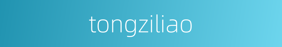 tongziliao的同义词