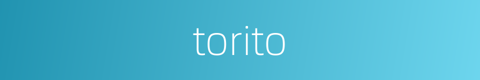 torito的意思