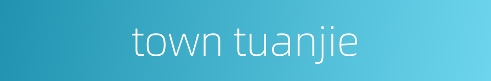 town tuanjie的同义词