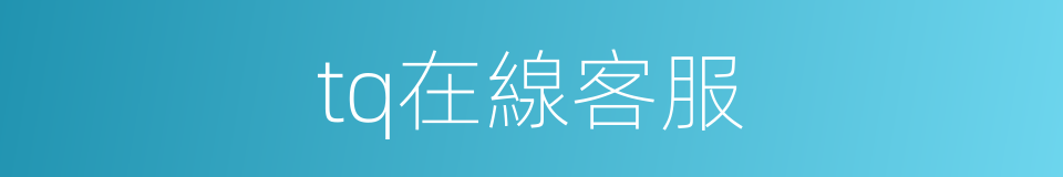 tq在線客服的同義詞