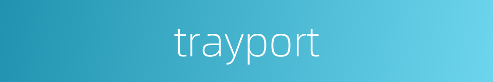 trayport的同义词
