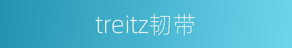 treitz韧带的同义词