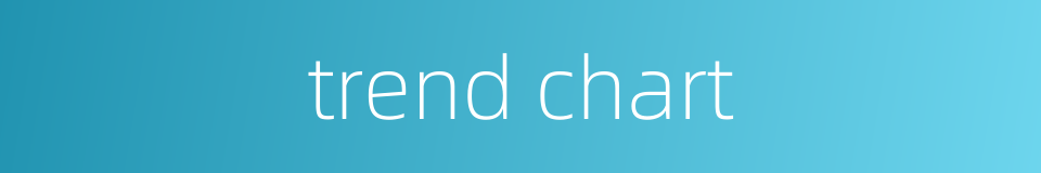 trend chart的同义词