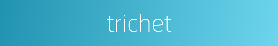 trichet的同义词