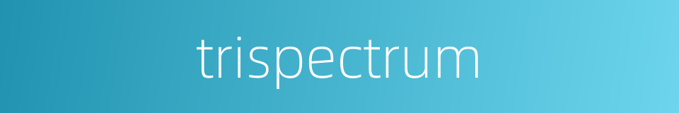 trispectrum的同义词